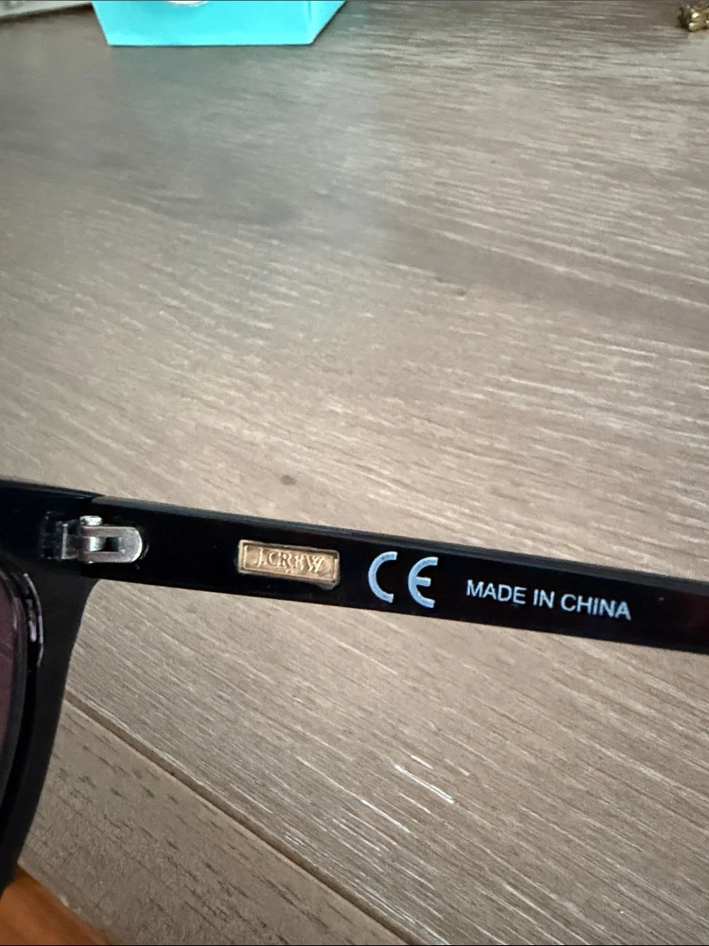 GUC J. Crew Factory Black Cat-Eye Sunglasses with Dark Lenses